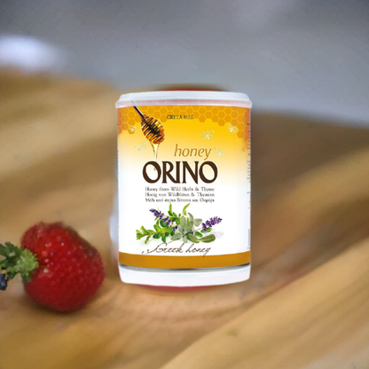 Orino Greek Mountain Honey with Thyme and Herbs - 32 oz Tin