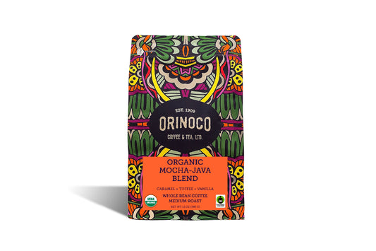 Orinoco Organic Fair Trade Mocha Java Coffee | Medium Roast