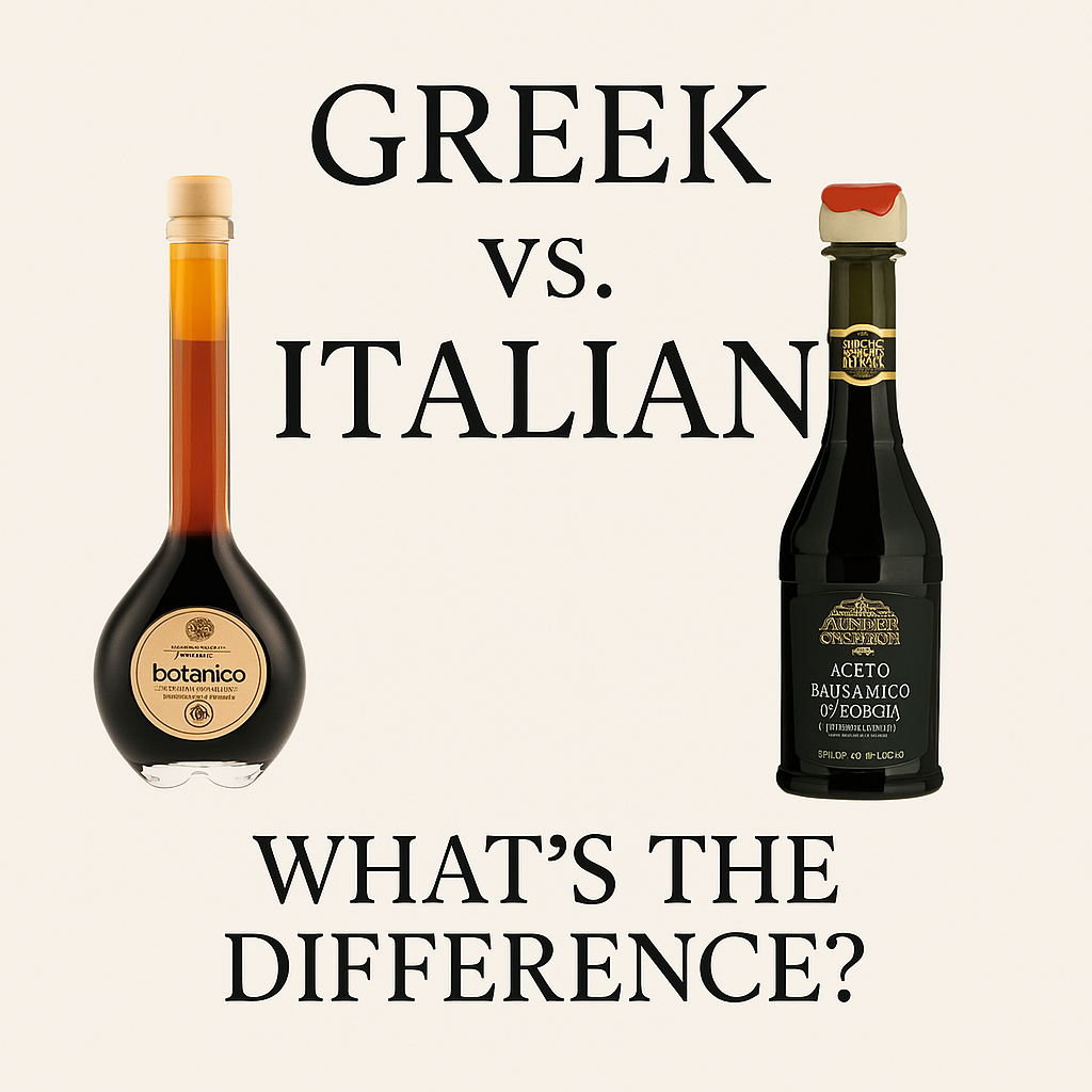 🧡 From Greece to Italy – A Journey Through Balsamic Excellence