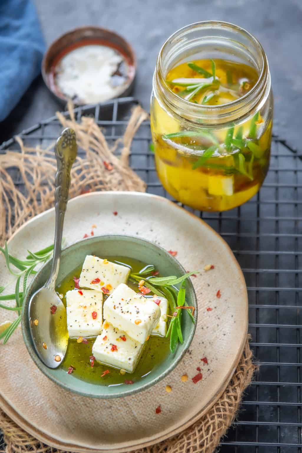 Marinated Feta Cheese