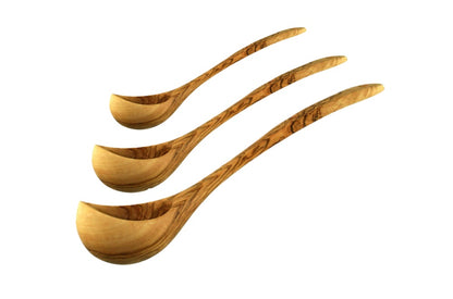 Olive wood Ladle. Alpha Omega Imports