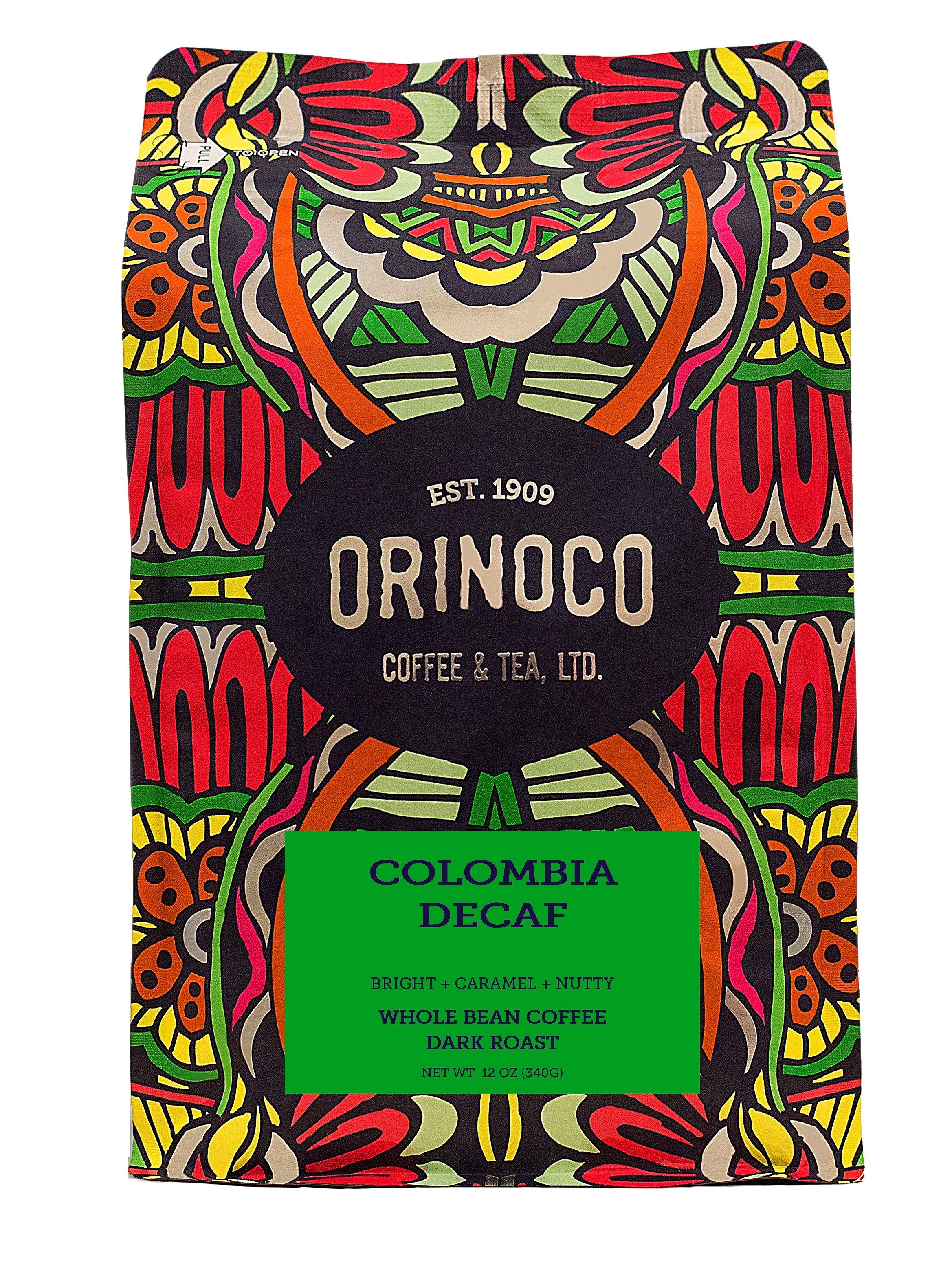 Orinoco Decaf Colombia Coffee | Smooth & Balanced Medium Roast