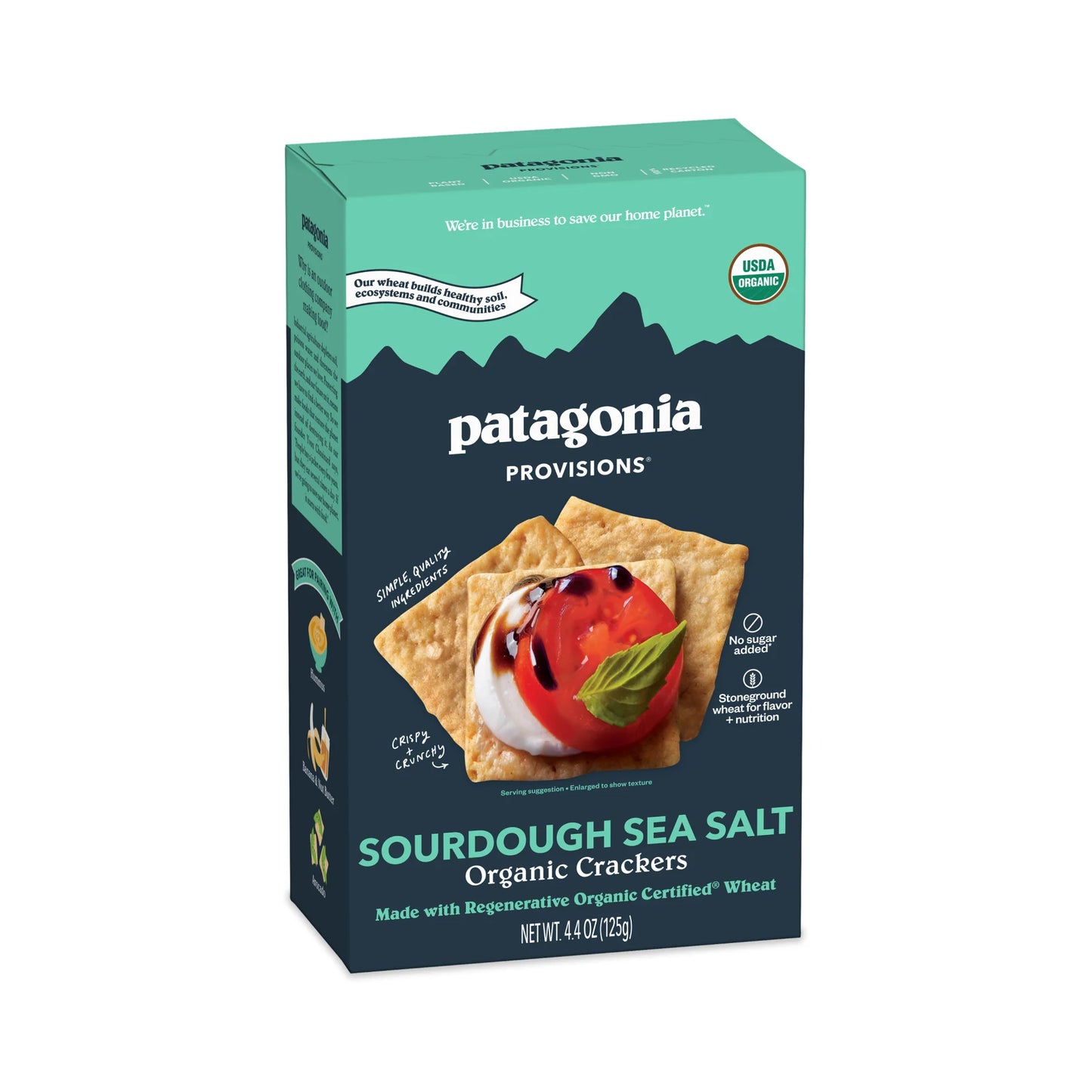 Patagonia Provisions Organic Sourdough Sea Salt Crackers