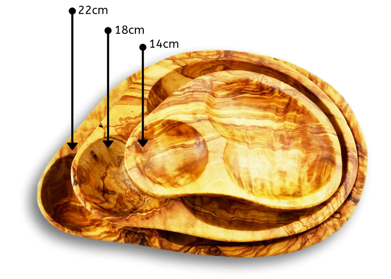 Stackable Shell Serving Dishes Set of 3. Distributed by Alpha Omega Imports