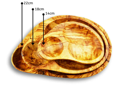 Stackable Shell Serving Dishes Set of 3. Distributed by Alpha Omega Imports