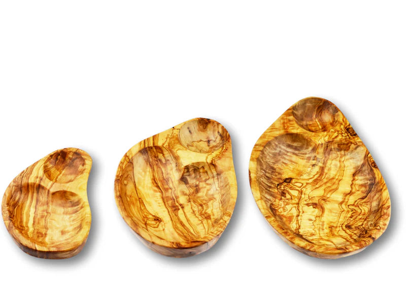 Stackable Shell Serving Dishes Set of 3. Distributed by Alpha Omega Imports