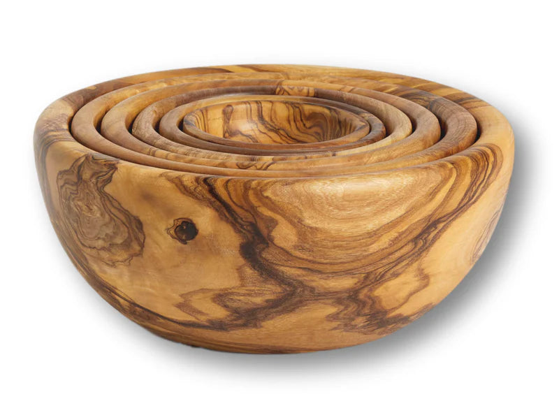 Nesting Serving Bowls Set of 6. Distributed by Alpha Omega Imports