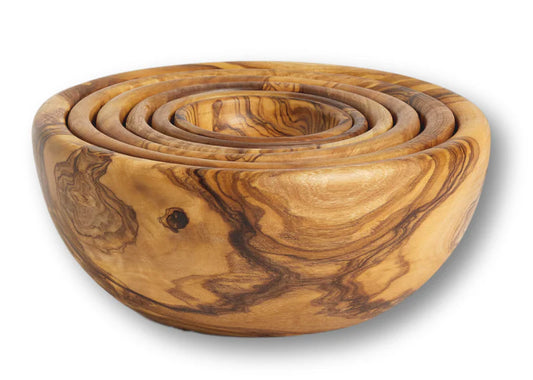 Nesting Serving Bowls Set of 6. Distributed by Alpha Omega Imports