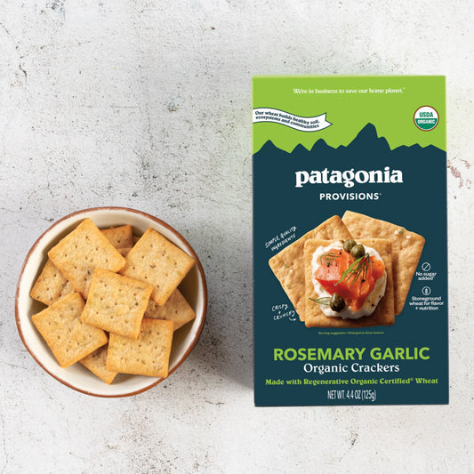 Patagonia Provisions Organic Rosemary Garlic Crackers