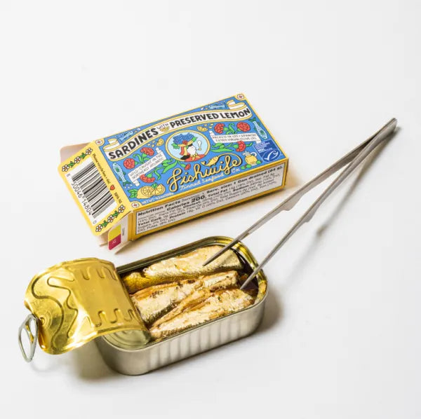 Fishwife Sardines with Preserved Lemon in Extra Virgin Olive Oil