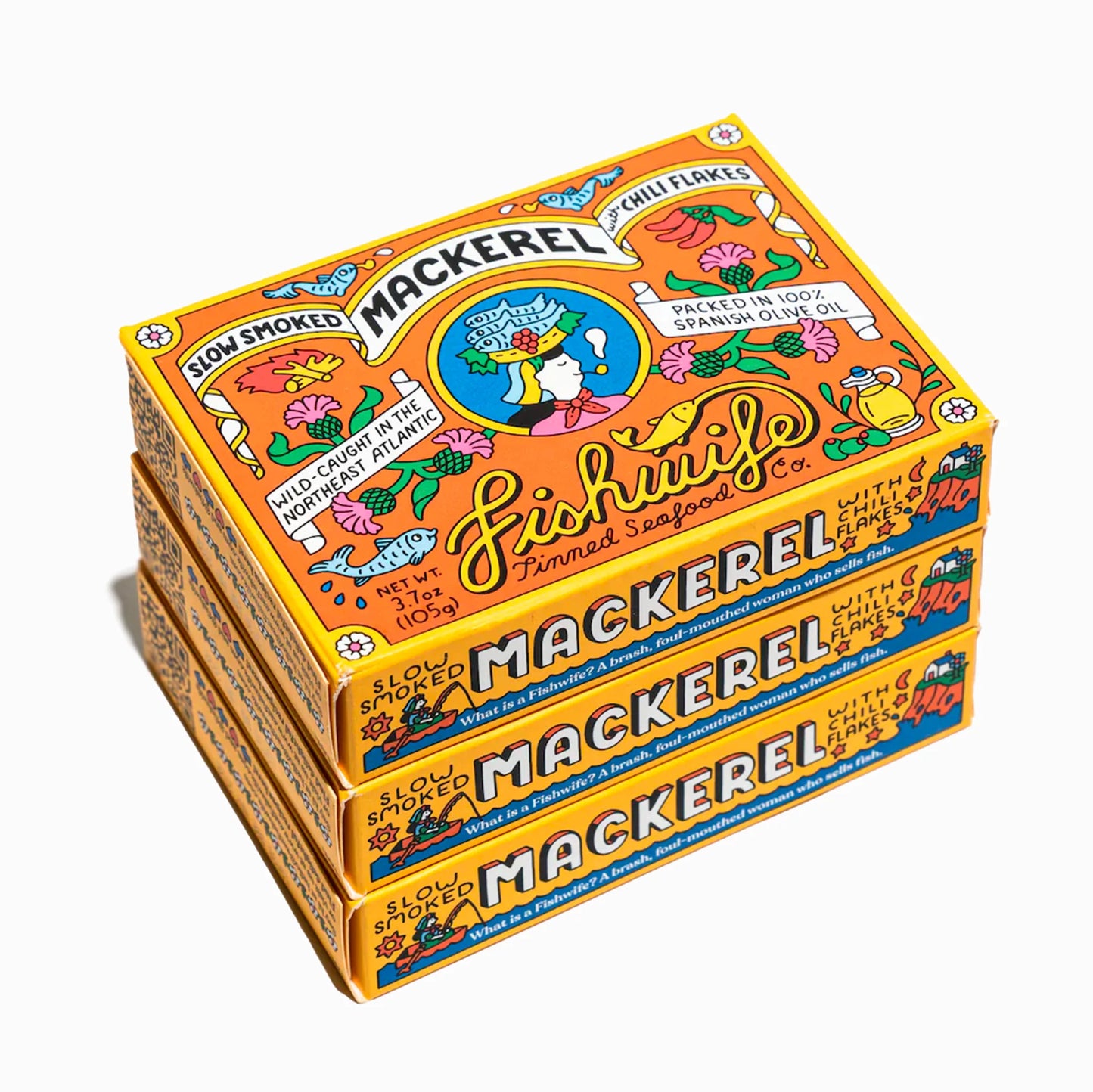 Slow Smoked Mackerel with Chili Flakes in Extra Virgin Olive Oil