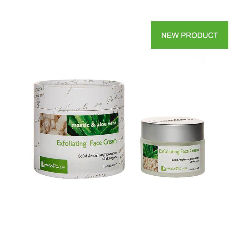 exfoliating-face-cream. Imported and distributed by Alpha Omega Imports