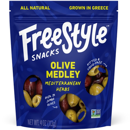 Mediterranean Herb Medley Olives - Pitted, Liquid-Free