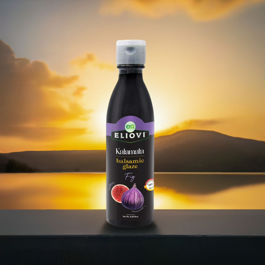 Eliovi Fig Balsamic Glaze – A Sweet & Fruity Mediterranean Delight (8.45 fl. oz.)