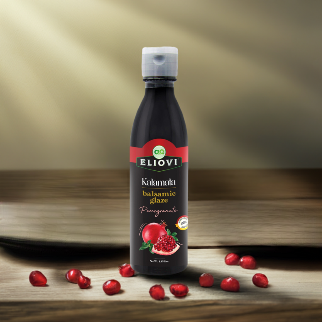 Eliovi Pomegranate Balsamic Glaze – Bold, Fruity & Antioxidant-Rich (8.45 fl. oz.)