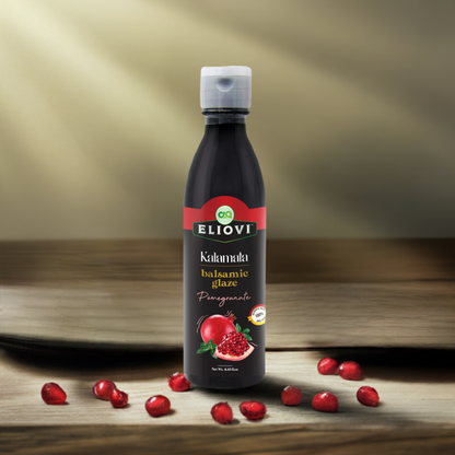 Eliovi Pomegranate Balsamic Glaze – Bold, Fruity & Antioxidant-Rich (8.45 fl. oz.)