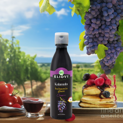 Eliovi Classic Balsamic Glaze – Rich & Velvety Gourmet Drizzle (8.45 fl. oz.)
