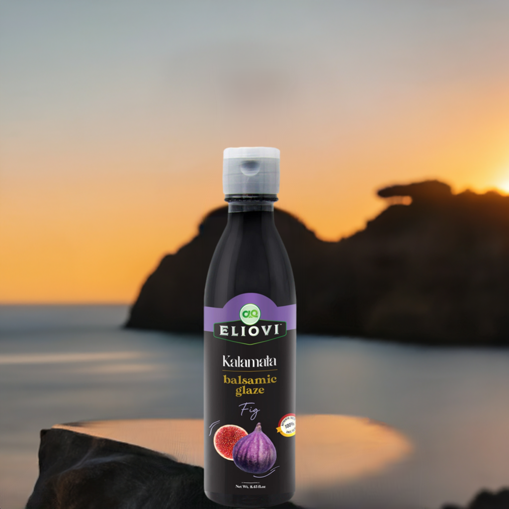 Eliovi Fig Balsamic Glaze – A Sweet & Fruity Mediterranean Delight (8.45 fl. oz.)