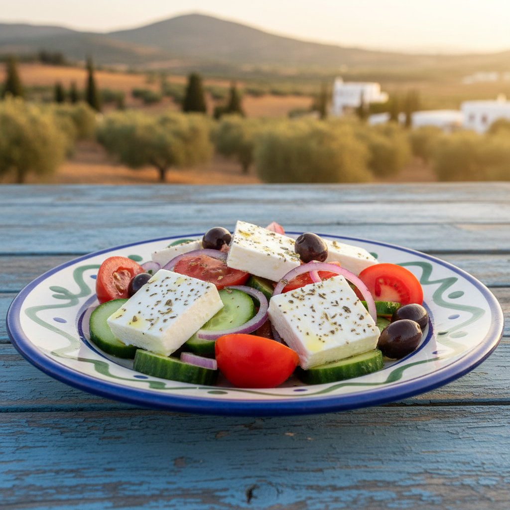 Greek salad lifestyle