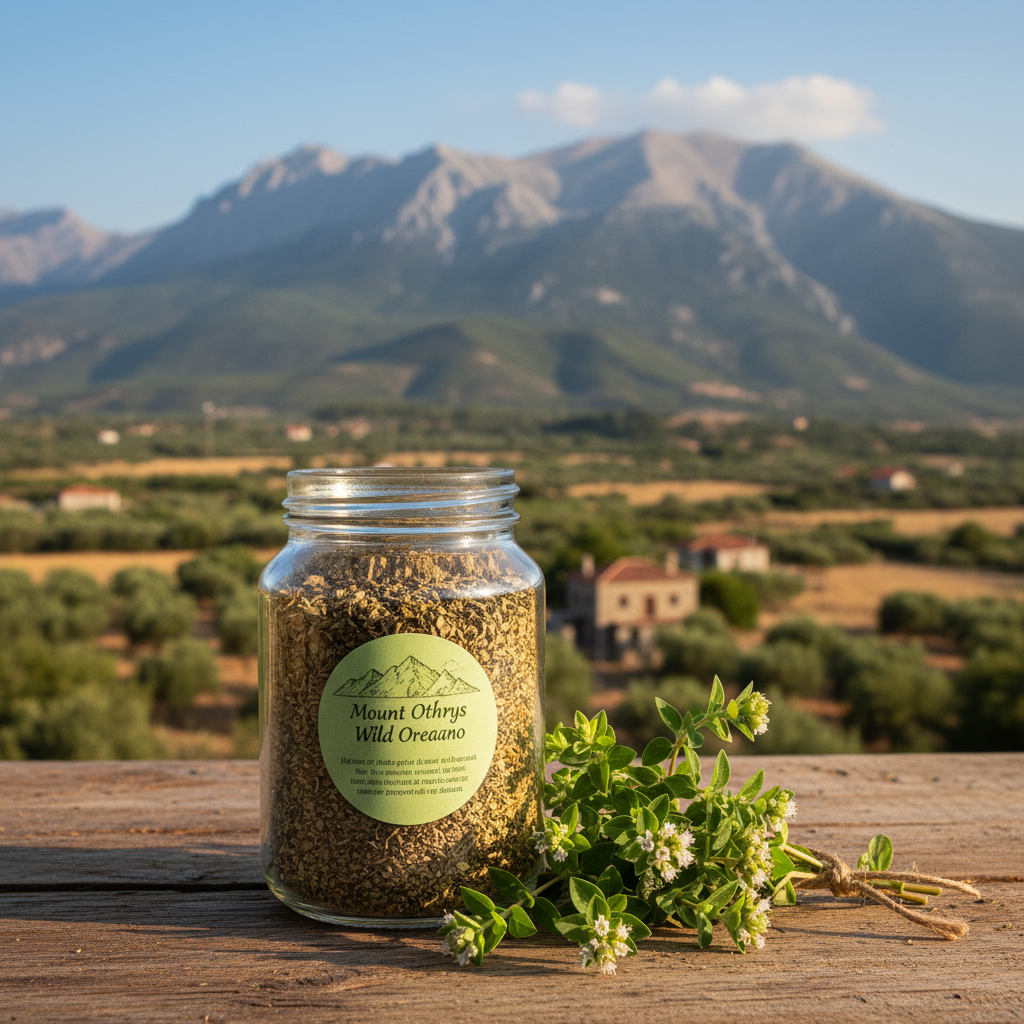Greek Oregano wild harvest from Mount Othrys Greece