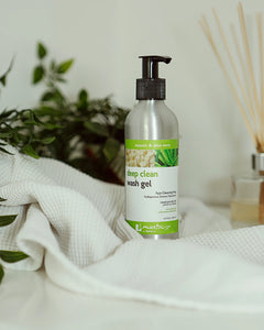DEEP CLEAN WASH GEL - Face Cleansing Soap with Chios mastic & aloe vera. Imported and Distributed by Alpha Omega Imports
