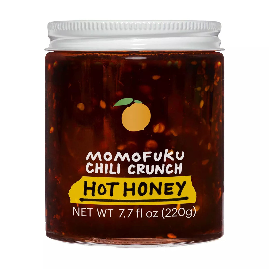 momofuku chili crunch hot honey. Distributed by Alpha Omega Imports