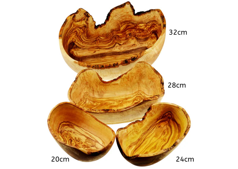 Rustic Oval Bowls. Distributed by Alpha Omega Imports
