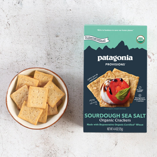 Patagonia Provisions Organic Sourdough Sea Salt Crackers