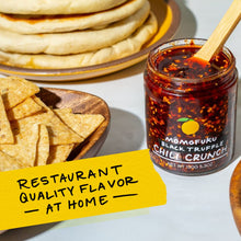 将图片加载到图库查看器，Momofuku Black Truffle Chili Crunch. Distributed by Alpha Omega Imports
