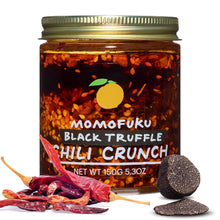 将图片加载到图库查看器，Momofuku Black Truffle Chili Crunch. Distributed by Alpha Omega Imports
