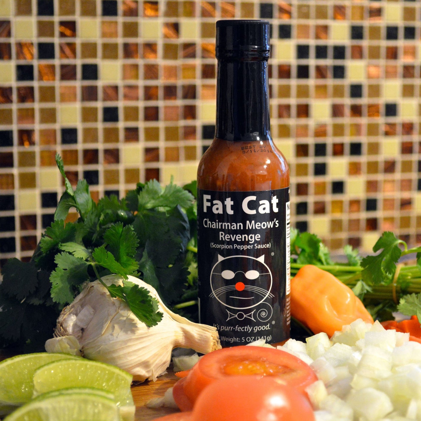 Fat Cat Chairman Meow's Revenge: Scorpion Pepper Sauce