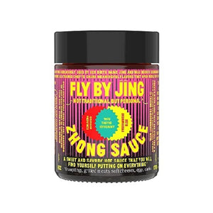 Fly by Jing Zhong Sauce. Distributed by Alpha Omega Imports