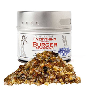 Everything But The Burger Seasoning | All Natural | Non GMO | 1.9 oz (54 g) | Gourmet Spice Mix | Small Batch | Artisanal Rub | Seasoning Pack | Magnetic Tin |