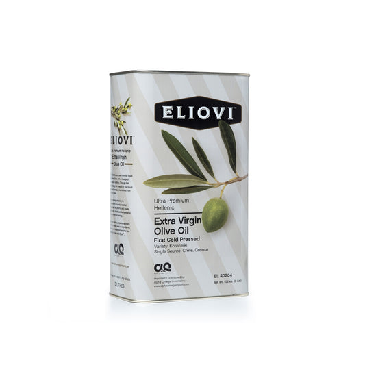 Eliovi Extra Virgin Olive Oil is a premium quality, first cold-pressed olive oil made from Koroneiki olives