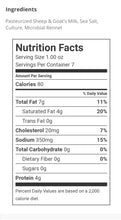 Load image into Gallery viewer, roussa feta cheese, nutrition facts. Distributed by Alpha Omega Imports
